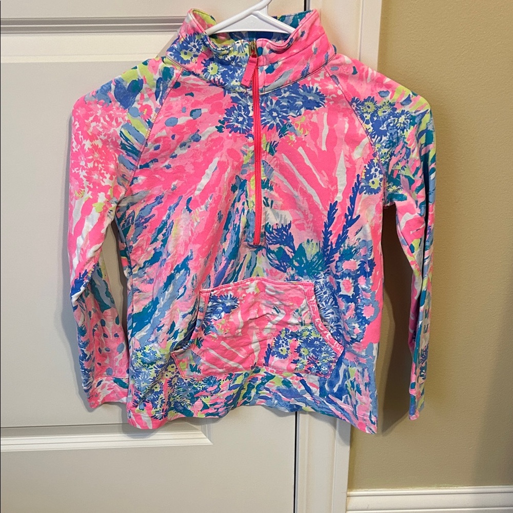 Lilly Pulitzer Girls' Half Zip Pullover